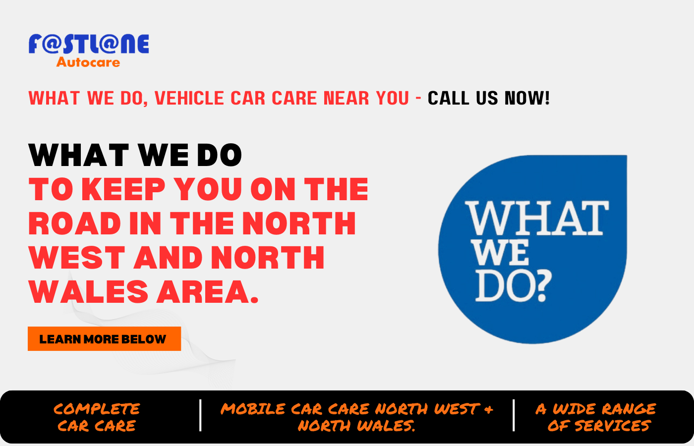 Mobile Mechanics Services North West & North Wales : What We Do North West & North Wales 