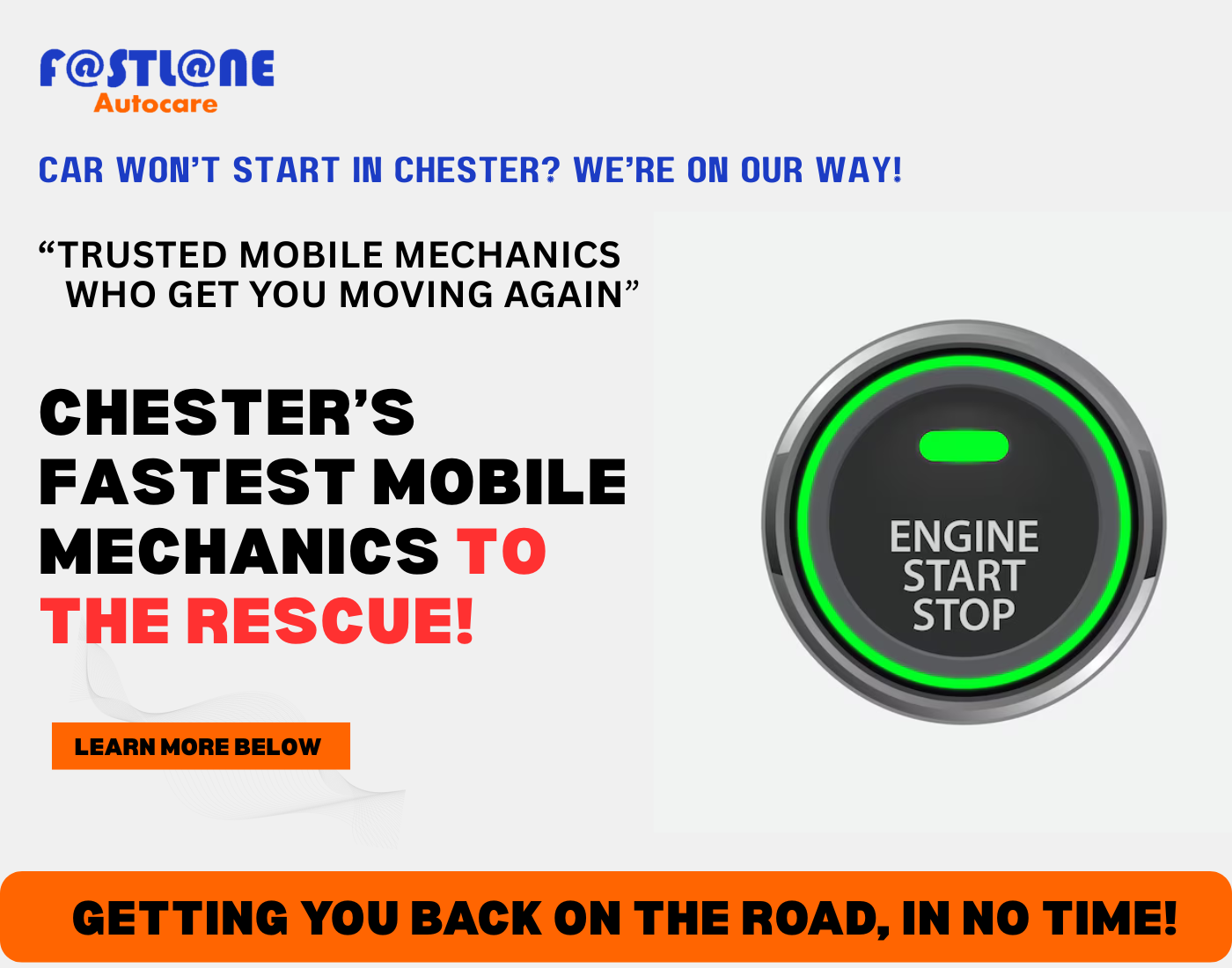 Car Wont Start In Chester : Mobile Car Call Out At Home Chester : Car Wont Start Call Out Service Chester : Emergency Car Wont Start Call Out Service Chester 