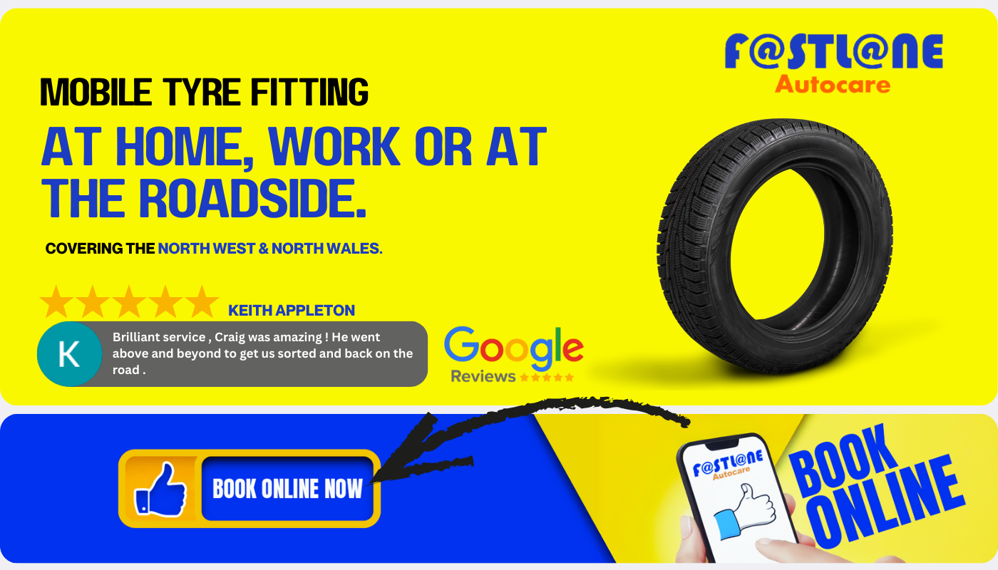 Mobile tyre fitting North West : mobile tyre fitting North Wales : mobile tyre fitting Manchester : mobile tyre fitting Liverpool : mobile tyre fitter Chester : mobile tyre fitter Warrington : mobile tyres Wrexham : mobile tyres Rhyl : mobile tyres Llandudno : mobile tyres Colwyn Bay : Mobile tyre fitting North West & North Wales